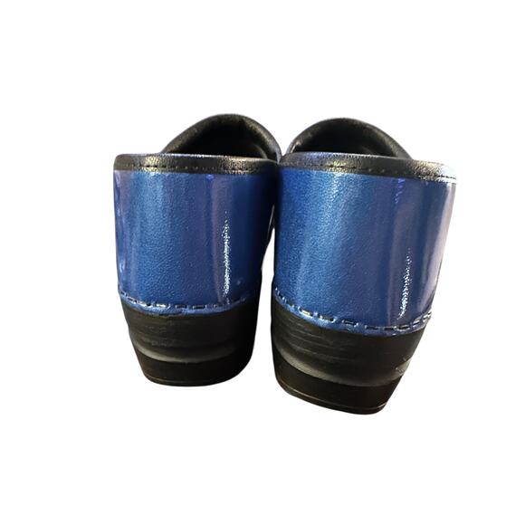 Sanita Blue Professional Leather Danish Clogs Size EU41 /US 9.5 - Picture 5 of 8